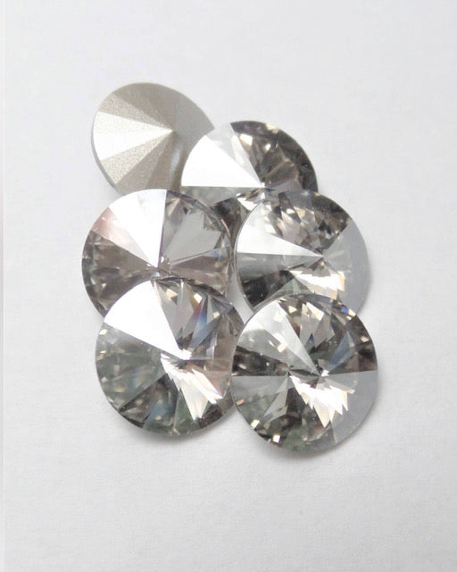 diamond crystal lever back or stud earrings | stainless steel | 12mm